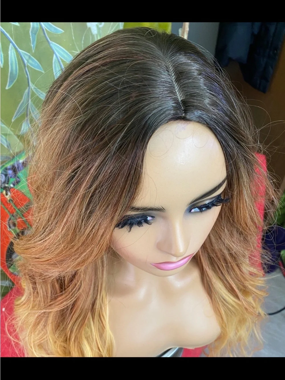 LAST ONEOmbre ginger golden Wig